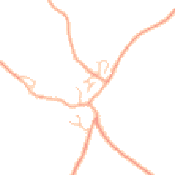 Daytime road noise heatmap for TF9 2EA