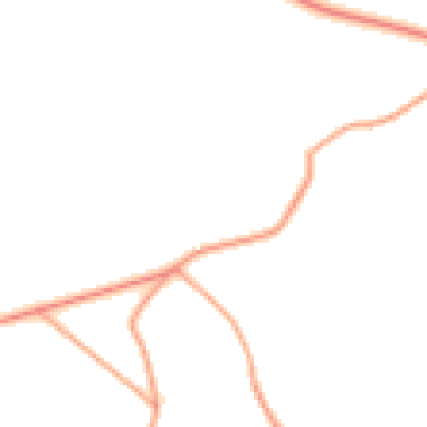 Daytime road noise heatmap for TF9 2LP