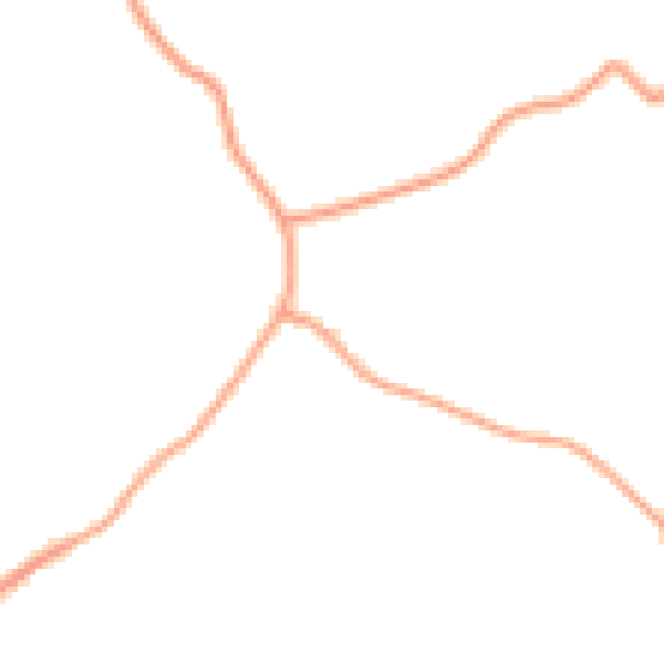 Daytime road noise heatmap for TF9 2NA