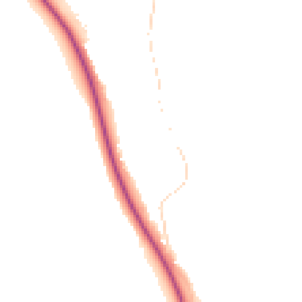 Night-time road noise heatmap for TF9 2NX