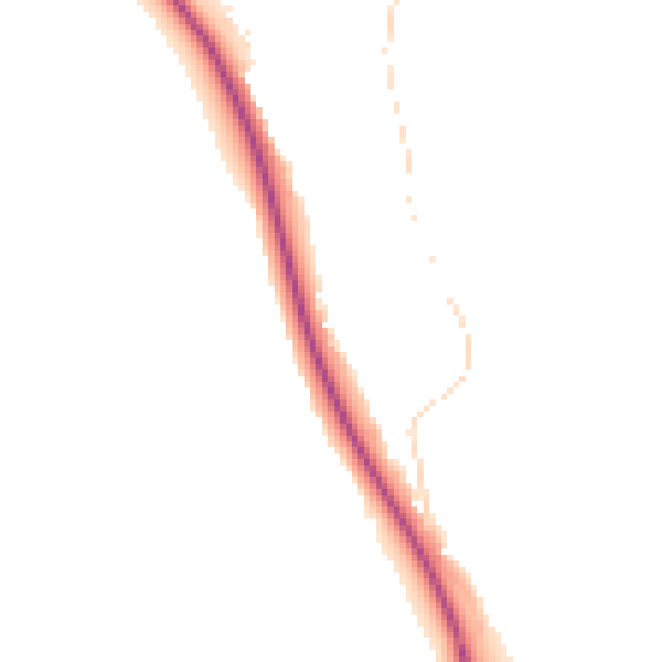 Night-time road noise heatmap for TF9 2TB