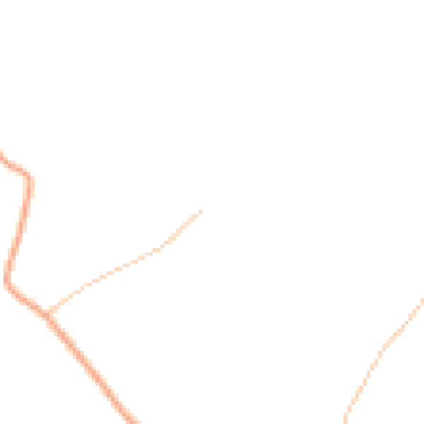 Daytime road noise heatmap for TF9 4JA
