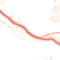 Daytime road noise heatmap for TN10 3DA