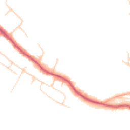 Daytime road noise heatmap for TN10 3DB