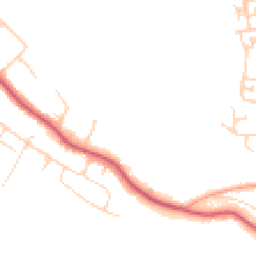 Daytime road noise heatmap for TN10 3DD