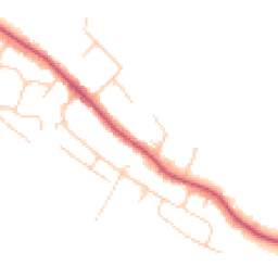 Daytime road noise heatmap for TN10 3DF