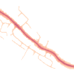 Daytime road noise heatmap for TN10 3DG