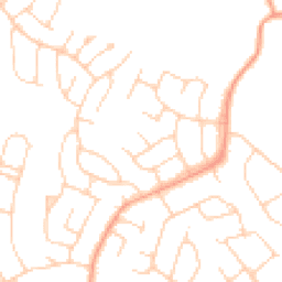 Daytime road noise heatmap for TN10 4DH
