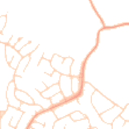 Daytime road noise heatmap for TN10 4EG