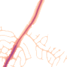 Daytime road noise heatmap for TN10 4RJ