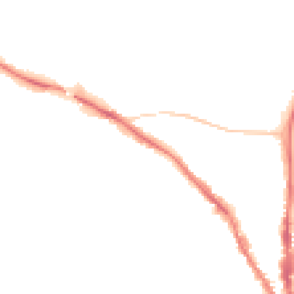 Night-time road noise heatmap for TN13 1AF
