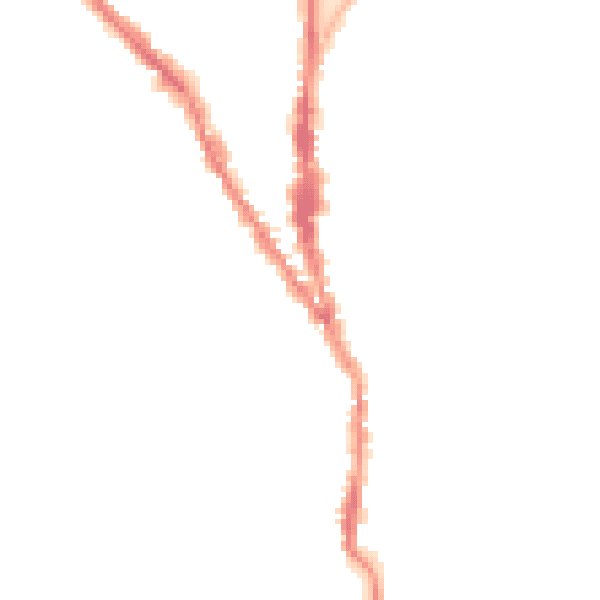 Night-time road noise heatmap for TN13 1AH