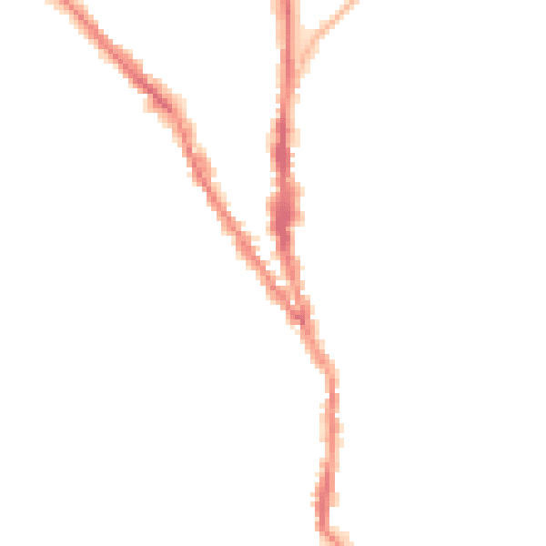 Night-time road noise heatmap for TN13 1AJ