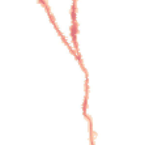 Night-time road noise heatmap for TN13 1BU