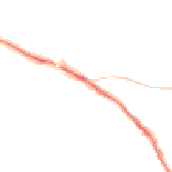 Night-time road noise heatmap for TN13 1DH