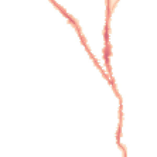 Night-time road noise heatmap for TN13 1ED