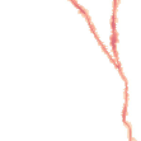 Night-time road noise heatmap for TN13 1EF