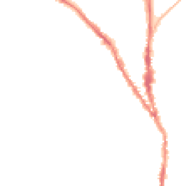 Night-time road noise heatmap for TN13 1EQ