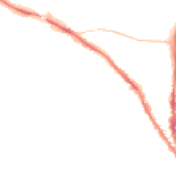 Night-time road noise heatmap for TN13 1EX