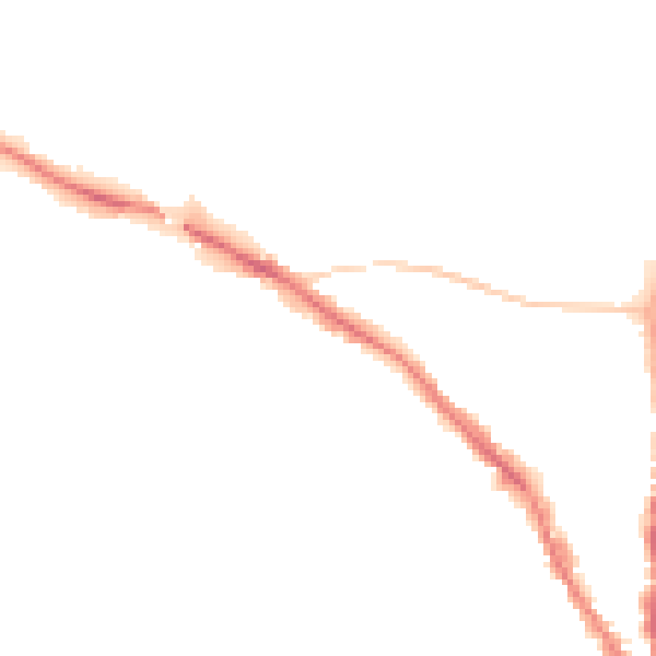 Night-time road noise heatmap for TN13 1FB