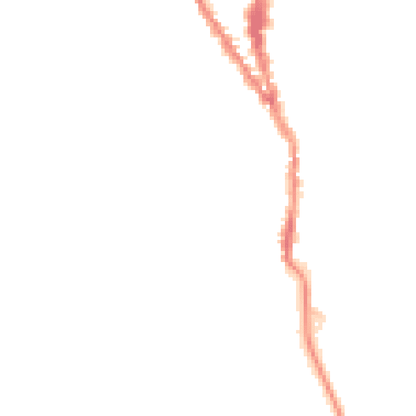 Night-time road noise heatmap for TN13 1PD