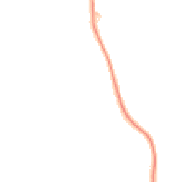 Night-time road noise heatmap for TN13 1QL