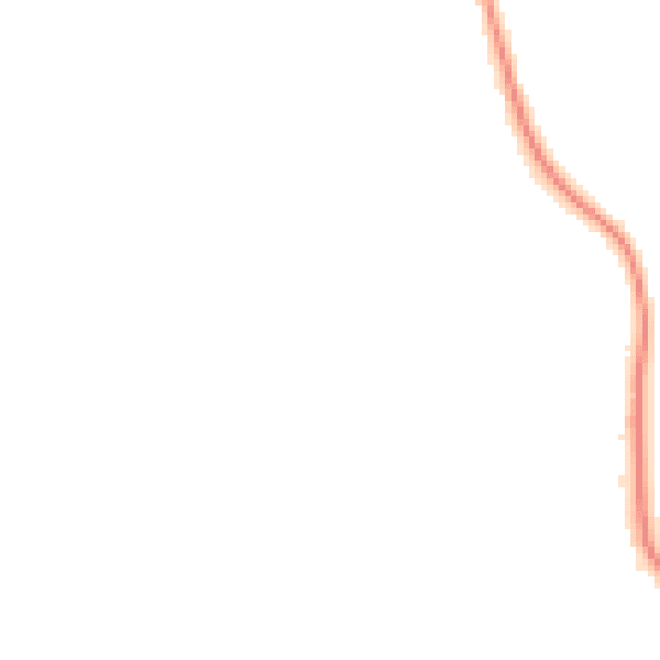Night-time road noise heatmap for TN13 1QX
