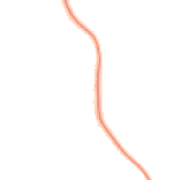 Night-time road noise heatmap for TN13 1RF