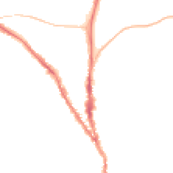 Night-time road noise heatmap for TN13 1UY
