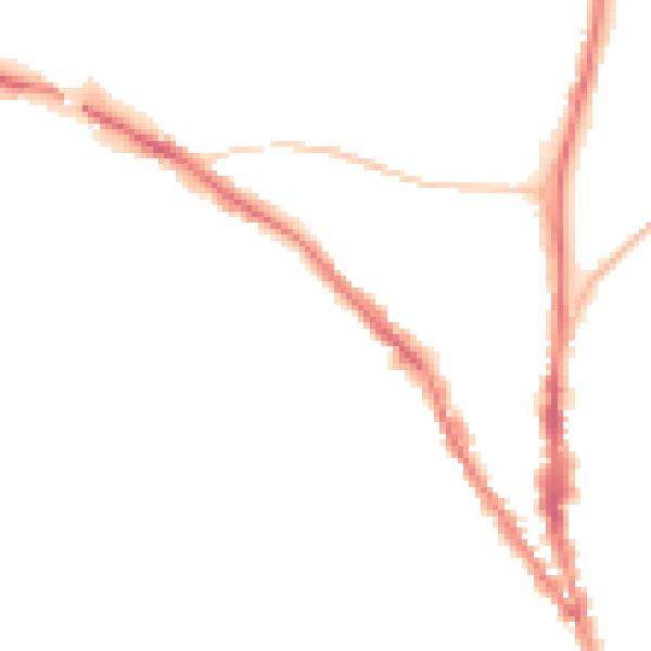Night-time road noise heatmap for TN13 1XT