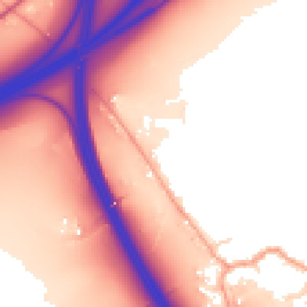 Daytime road noise heatmap for TN13 2SA