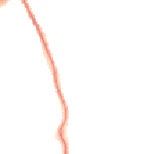 Night-time road noise heatmap for TN13 2XE