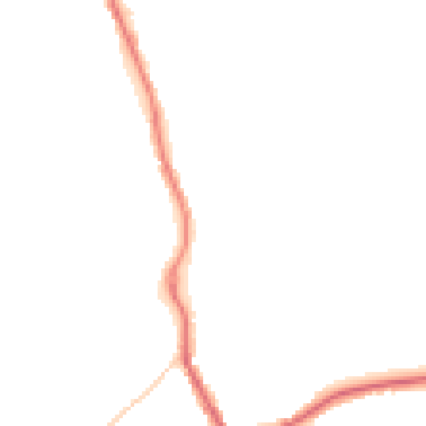 Night-time road noise heatmap for TN13 2XR