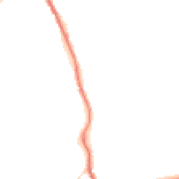Night-time road noise heatmap for TN13 2XT