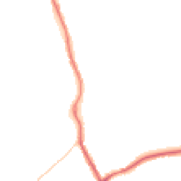 Night-time road noise heatmap for TN13 2XU