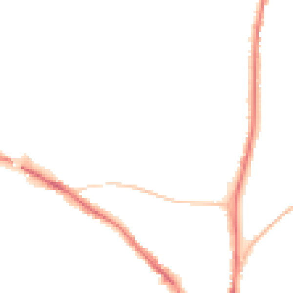 Night-time road noise heatmap for TN13 3AP