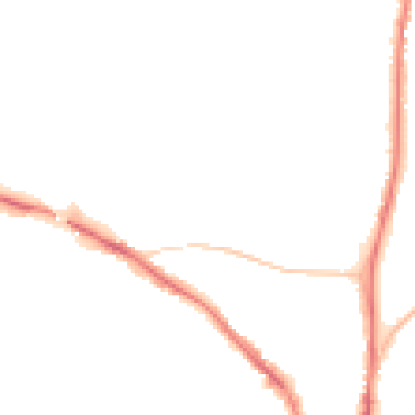 Night-time road noise heatmap for TN13 3AR