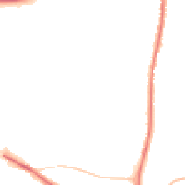 Night-time road noise heatmap for TN13 3JR