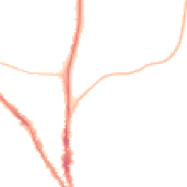 Night-time road noise heatmap for TN13 3RU
