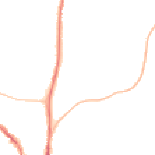 Night-time road noise heatmap for TN13 3UR