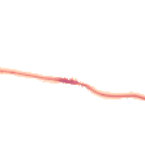Night-time road noise heatmap for TN15 0AS