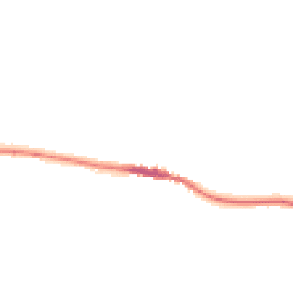 Night-time road noise heatmap for TN15 0AX