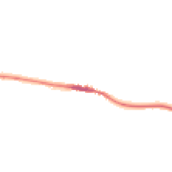 Night-time road noise heatmap for TN15 0AZ