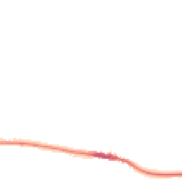 Night-time road noise heatmap for TN15 0DL