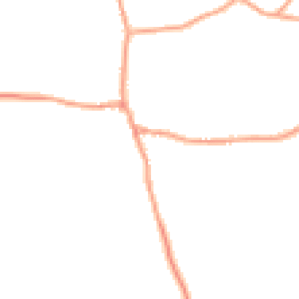 Daytime road noise heatmap for TN15 0QD