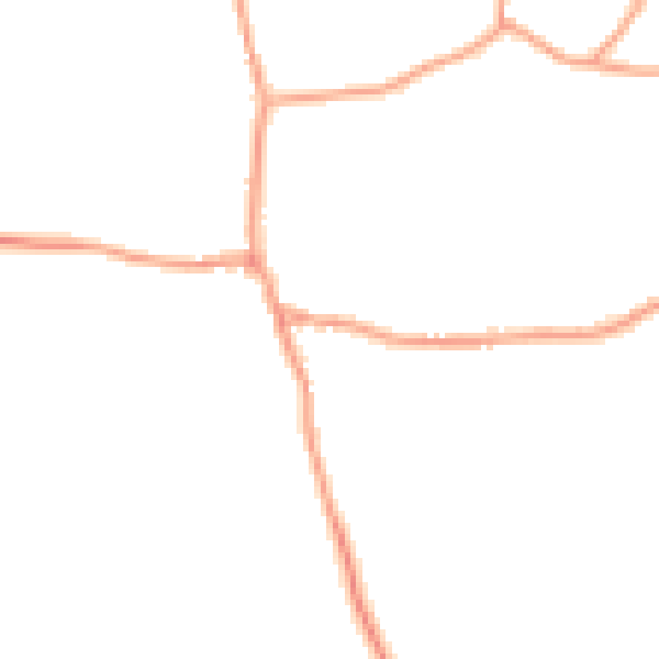 Daytime road noise heatmap for TN15 0QQ