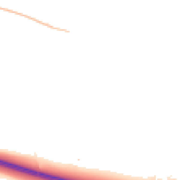 Night-time road noise heatmap for TN15 6QW