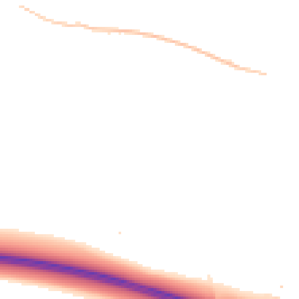 Night-time road noise heatmap for TN15 6RB