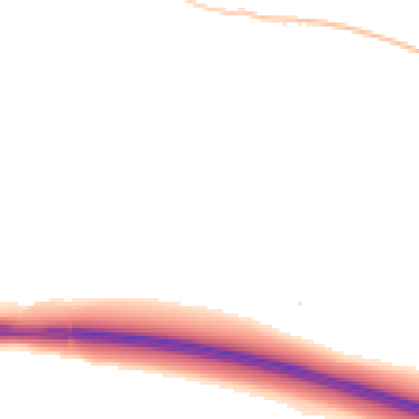 Night-time road noise heatmap for TN15 6SF