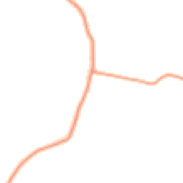 Daytime road noise heatmap for TN15 7ER